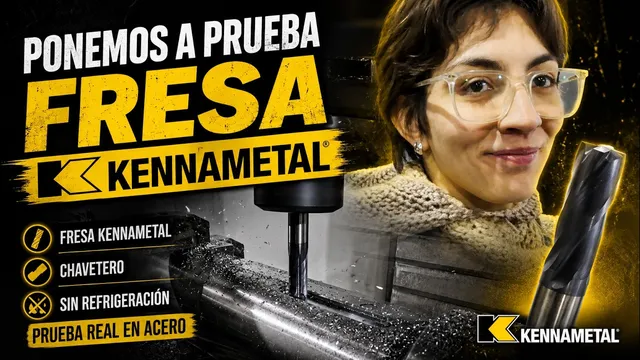 Miniatura del video: ¿Hasta dónde aguanta una fresa Kennametal? Prueba extrema en una Haas VF-4